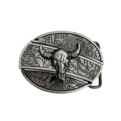 Removable Western Cowboy Belt Buckle