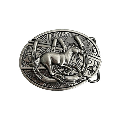 Removable Western Cowboy Belt Buckle